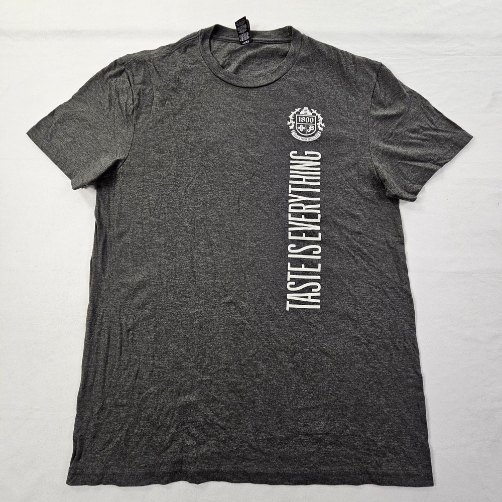 1800 Tequila Taste is Everything Gray Short Sleeve Cotton Blend T-Shirt Men's  M